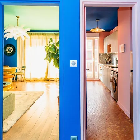 Luna - Cosy 50m2 - Place Parking Prive -ascenseur - Position Gare - Pompidou - Nouvelle - 2 A 4 Personnes 公寓 *